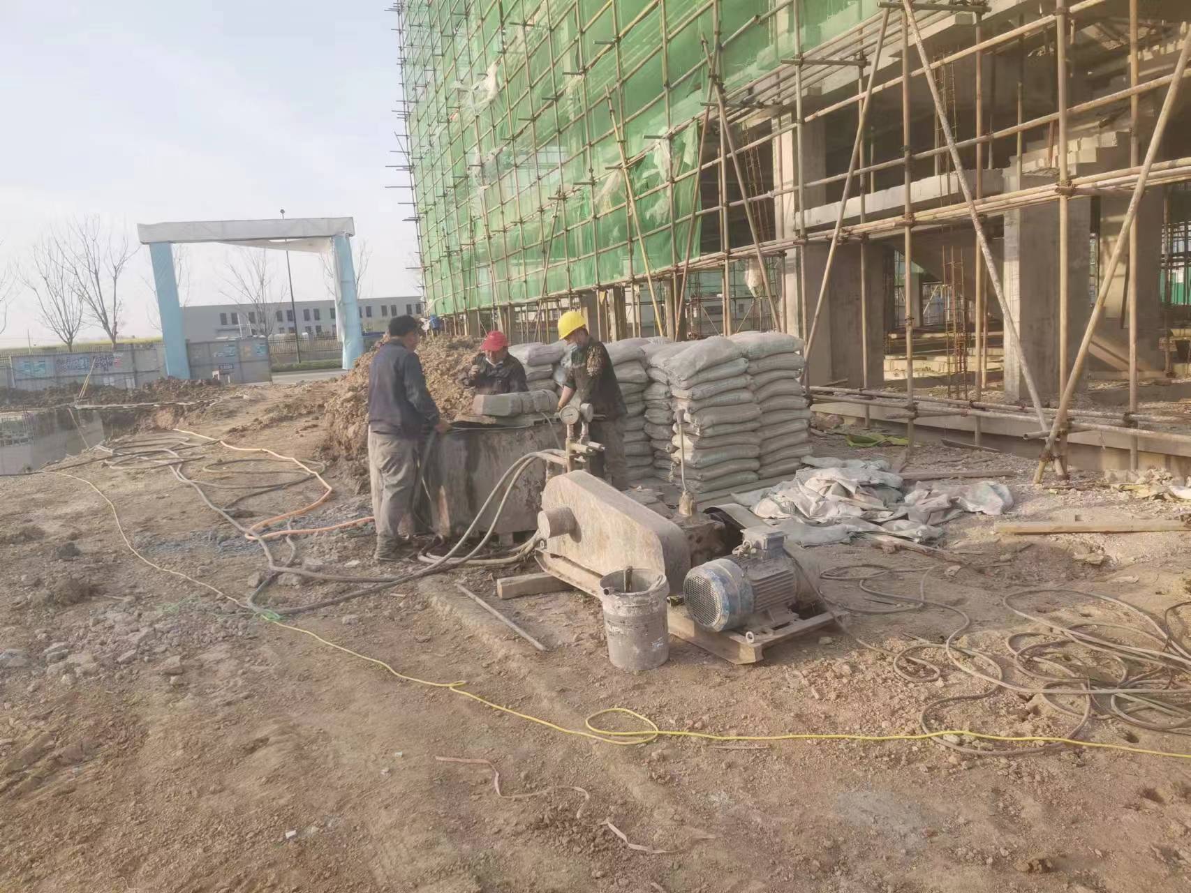 沔城回族镇别墅下沉注浆